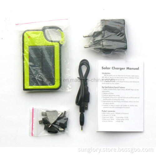Outdoor Portable Power Bank, Solar Charger for Mobile Phone (101)